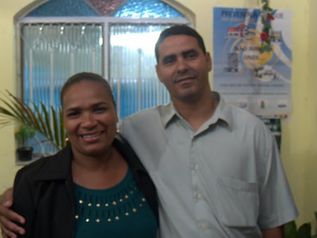 Diacono Marcelo Heitor e sua esposa Rosane Heitor